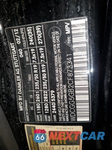 Zdjęcie 14 z 16 samochodu: 2012 MERCEDES-BENZ GLK 350 VIN:WDCGG5GB2CF873341 - miniatura