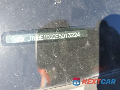 Zdjęcie 12 z 12 samochodu: 2014 LEXUS IS 350 VIN:JTHBE1D22E5013224 - miniatura