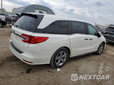 Trzecie zdjęcie samochodu z tyłu: 2019 HONDA ODYSSEY EXL VIN:5FNRL6H74KB064677 - miniatura