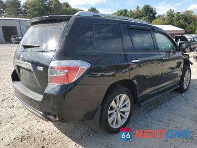 Trzecie zdjęcie samochodu z tyłu: 2010 TOYOTA HIGHLANDER HYBRID VIN:JTEBW3EH4A2042194 - miniatura