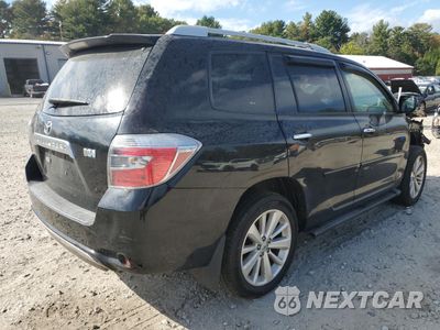 Trzecie zdjęcie samochodu z tyłu: 2010 TOYOTA HIGHLANDER HYBRID VIN:JTEBW3EH4A2042194 - miniatura