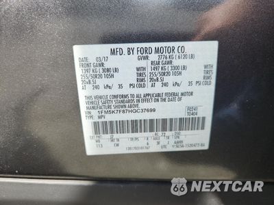 Zdjęcie 13 z 13 samochodu: 2017 FORD EXPLORER LIMITED VIN:1FM5K7F87HGC37699 - miniatura