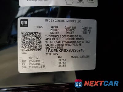 Zdjęcie 14 z 15 samochodu: 2025 GMC ACADIA ELEVATION VIN:1GKENKRSXSJ295245 - miniatura