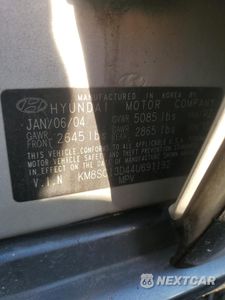 Zdjęcie 13 z 13 samochodu: 2004 HYUNDAI SANTA FE GLS VIN:KM8SC13D44U691192 - miniatura
