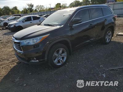 2015 TOYOTA HIGHLANDER LIMITED 5TDDKRFH6FS210900 - główne zdjęcie licytacji z USA - miniatura