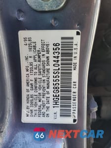 Zdjęcie 12 z 12 samochodu: 1995 HONDA CIVIC LX VIN:1HGEG8555SL044356 - miniatura