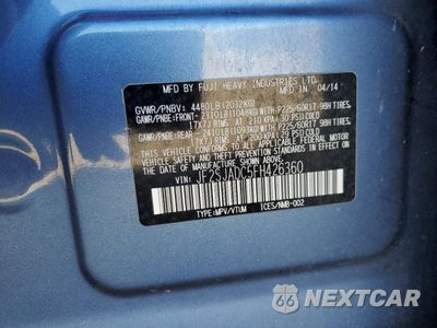 Zdjęcie 12 z 13 samochodu: 2015 SUBARU FORESTER 2.5I PREMIUM VIN:JF2SJADC5FH426360 - miniatura