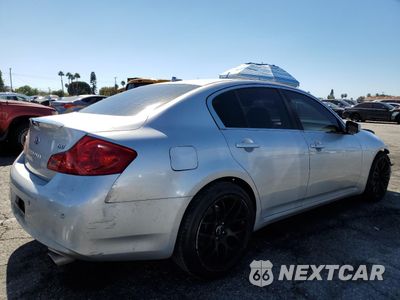 Trzecie zdjęcie samochodu z tyłu: 2013 INFINITI G37 BASE VIN:JN1CV6AP4DM714003 - miniatura