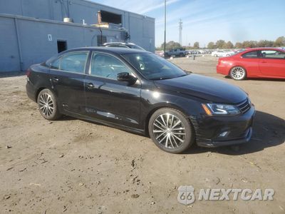 Czwarte zdjęcie samochodu z boku: 2016 VOLKSWAGEN JETTA SPORT VIN:3VWD17AJ2GM296870 - miniatura