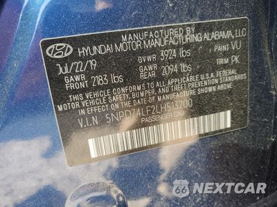 Zdjęcie 12 z 13 samochodu: 2020 HYUNDAI ELANTRA SE VIN:5NPD74LF2LH513200 - miniatura