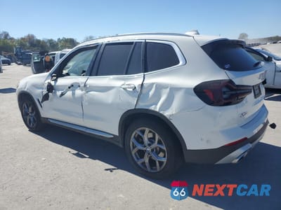 Drugie zdjęcie samochodu z przodu: 2023 BMW X3 SDRIVE30I VIN:5UX43DP04P9N79875 - miniatura