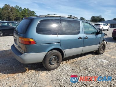 Trzecie zdjęcie samochodu z tyłu: 2000 TOYOTA SIENNA LE VIN:4T3ZF13C1YU260724 - miniatura