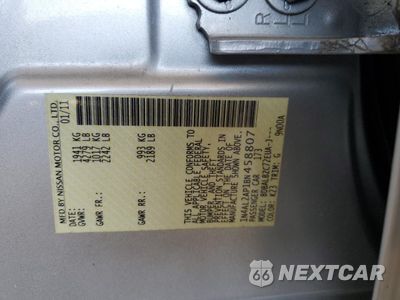 Zdjęcie 12 z 12 samochodu: 2011 NISSAN ALTIMA BASE VIN:1N4AL2AP1BN458807 - miniatura