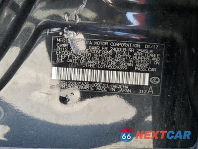 Zdjęcie 12 z 13 samochodu: 2017 LEXUS IS 350 VIN:JTHBE1D21H5029399 - miniatura