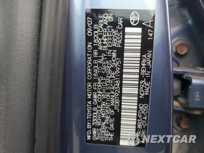 Zdjęcie 13 z 13 samochodu: 2008 TOYOTA YARIS VIN:JTDBT923481199751 - miniatura
