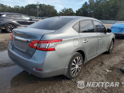 Trzecie zdjęcie samochodu z tyłu: 2014 NISSAN SENTRA S VIN:3N1AB7AP6EY313461 - miniatura