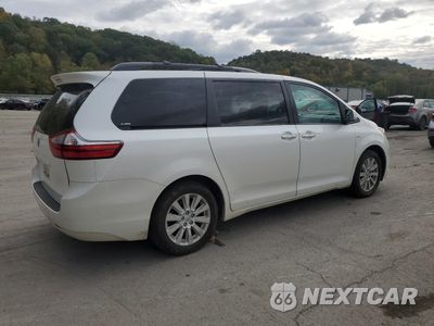 Trzecie zdjęcie samochodu z tyłu: 2016 TOYOTA SIENNA XLE VIN:5TDDK3DCXGS138640 - miniatura