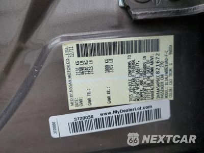 Zdjęcie 12 z 12 samochodu: 2012 NISSAN MAXIMA S VIN:1N4AA5AP6CC821672 - miniatura
