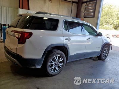 Trzecie zdjęcie samochodu z tyłu: 2020 GMC ACADIA SLT VIN:1GKKNMLSXLZ146991 - miniatura