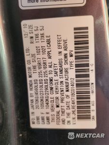 Zdjęcie 13 z 15 samochodu: 2011 HONDA CR-V EXL VIN:JHLRE4H71BC014012 - miniatura