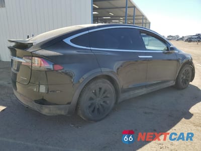 Trzecie zdjęcie samochodu z tyłu: 2019 TESLA MODEL X VIN:5YJXCDE22KF180691 - miniatura