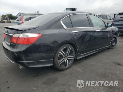 Trzecie zdjęcie samochodu z tyłu: 2015 HONDA ACCORD SPORT VIN:1HGCR2F50FA209521 - miniatura
