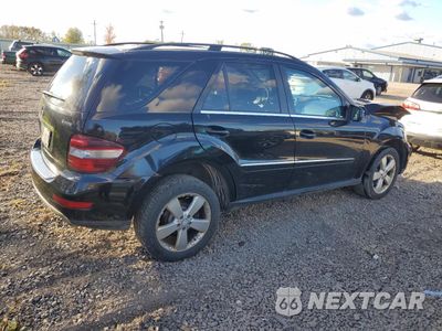 Trzecie zdjęcie samochodu z tyłu: 2010 MERCEDES-BENZ ML 350 4MATIC VIN:4JGBB8GB6AA622540 - miniatura