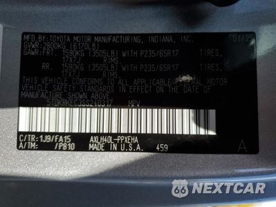 Zdjęcie 14 z 14 samochodu: 2025 TOYOTA SIENNA LE VIN:5TDKRKEC3SS240317 - miniatura