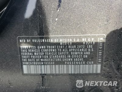 Zdjęcie 24 z 24 samochodu: 2019 VOLKSWAGEN JETTA S VIN:3VWC57BU5KM163540 - miniatura