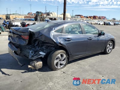 Trzecie zdjęcie samochodu z tyłu: 2020 HONDA INSIGHT EX VIN:19XZE4F55LE014247 - miniatura