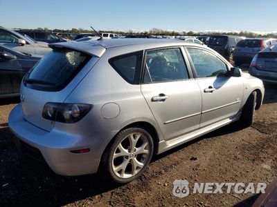 Trzecie zdjęcie samochodu z tyłu: 2008 MAZDA 3 HATCHBACK VIN:JM1BK343581171177 - miniatura