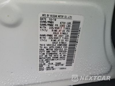 Zdjęcie 14 z 15 samochodu: 2020 NISSAN ROGUE S VIN:JN8AT2MV1LW122756 - miniatura