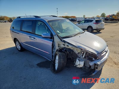 Czwarte zdjęcie samochodu z boku: 2010 KIA SEDONA EX VIN:KNDMH4C34A6324459 - miniatura