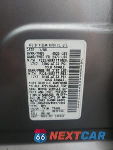Zdjęcie 13 z 15 samochodu: 2009 NISSAN ROGUE S VIN:JN8AS58V49W177869 - miniatura