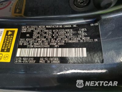 Zdjęcie 13 z 13 samochodu: 2010 LEXUS RX 350 VIN:2T2BK1BA4AC024609 - miniatura