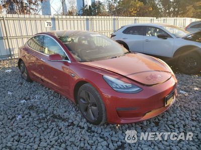 Czwarte zdjęcie samochodu z boku: 2019 TESLA MODEL 3 VIN:5YJ3E1EB0KF432865 - miniatura