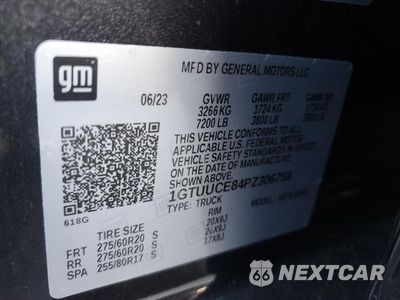 Zdjęcie 12 z 13 samochodu: 2023 GMC SIERRA K1500 ELEVATION VIN:1GTUUCE84PZ306758 - miniatura