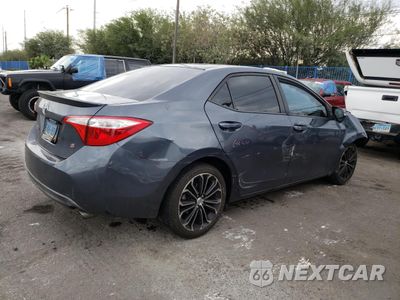 Trzecie zdjęcie samochodu z tyłu: 2016 TOYOTA COROLLA L VIN:5YFBURHE6GP528241 - miniatura