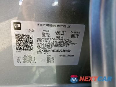 Zdjęcie 14 z 15 samochodu: 2025 GMC ACADIA ELEVATION VIN:1GKENNRSXSJ238769 - miniatura