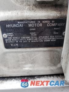 Zdjęcie 12 z 12 samochodu: 2002 HYUNDAI SONATA GLS VIN:KMHWF35H32A652192 - miniatura