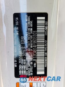 Zdjęcie 13 z 13 samochodu: 2015 SUBARU BRZ 2.0 PREMIUM VIN:JF1ZCAB14F9603103 - miniatura