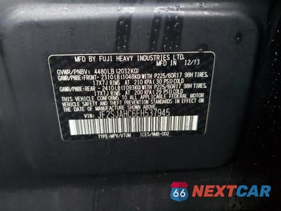 Zdjęcie 13 z 13 samochodu: 2014 SUBARU FORESTER 2.5I LIMITED VIN:JF2SJAHC6EH537945 - miniatura