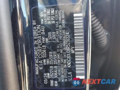 Zdjęcie 13 z 13 samochodu: 2024 KIA EV6 WIND VIN:KNDC3DLC6R5216324 - miniatura