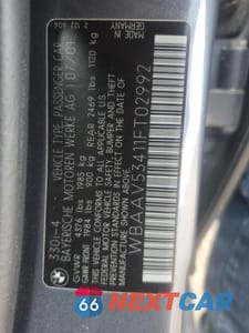 Zdjęcie 12 z 12 samochodu: 2001 BMW 330 I VIN:WBAAV53411FT02992 - miniatura