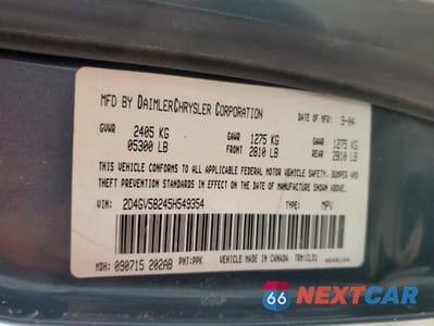 Zdjęcie 12 z 14 samochodu: 2005 DODGE MAGNUM R/T VIN:2D4GV58245H549354 - miniatura