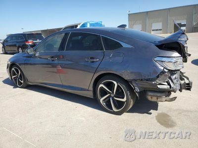 Drugie zdjęcie samochodu z przodu: 2019 HONDA ACCORD SPORT VIN:1HGCV1F32KA069857 - miniatura