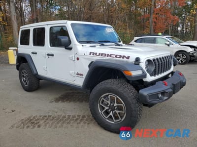 Czwarte zdjęcie samochodu z boku: 2025 JEEP WRANGLER RUBICON VIN:1C4PJXFN8SW531504 - miniatura