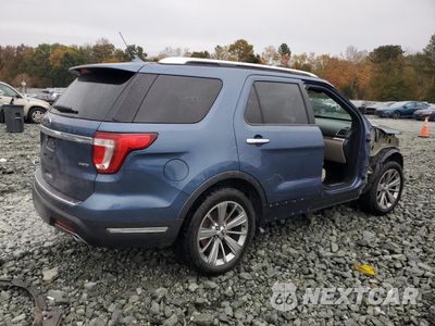 Trzecie zdjęcie samochodu z tyłu: 2018 FORD EXPLORER LIMITED VIN:1FM5K8F8XJGA82321 - miniatura