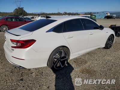 Trzecie zdjęcie samochodu z tyłu: 2022 HONDA ACCORD HYBRID SPORT VIN:1HGCV3F28NA016586 - miniatura