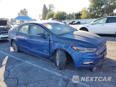 Czwarte zdjęcie samochodu z boku: 2017 FORD FUSION SE PHEV VIN:3FA6P0PU0HR288862 - miniatura